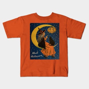 Vintage Look Hail Halloween Kids T-Shirt